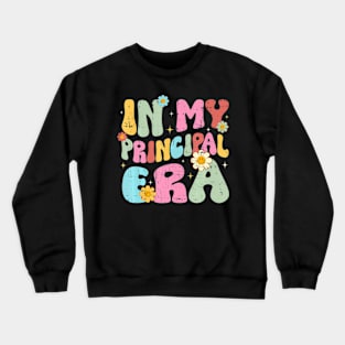 In My Librarian Era Retro Back To School Bookworm Book Crewneck Sweatshirt